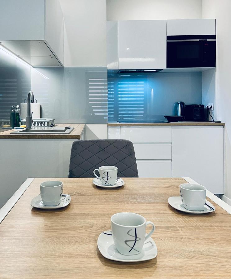 Modern Silver Apartment Krakau Buitenkant foto